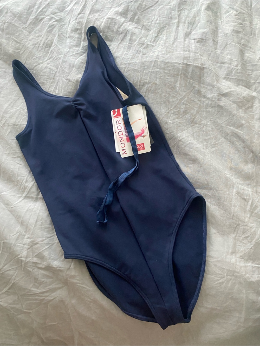 Mondor Women's Navy Blue One-Piece Bodysuit